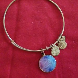 Alex and Ani Gold Tone Soul Sister Bracelet